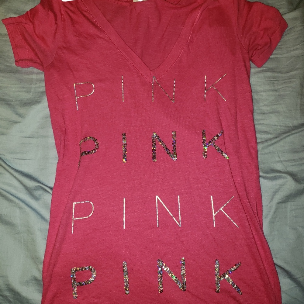 Pink bling shirt
